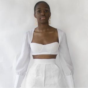 Original hanifa white blouse